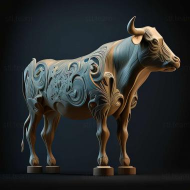 3D модель Крупный рогатый скот (STL)